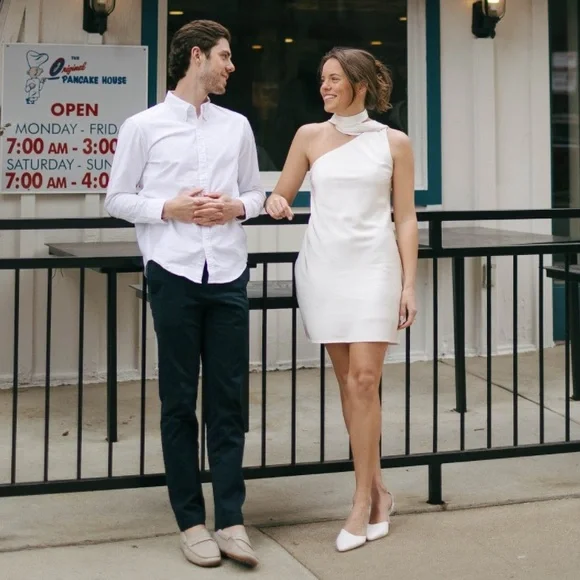 Scarf Slip Mini Dress Abercrombie Fitch Worn Once